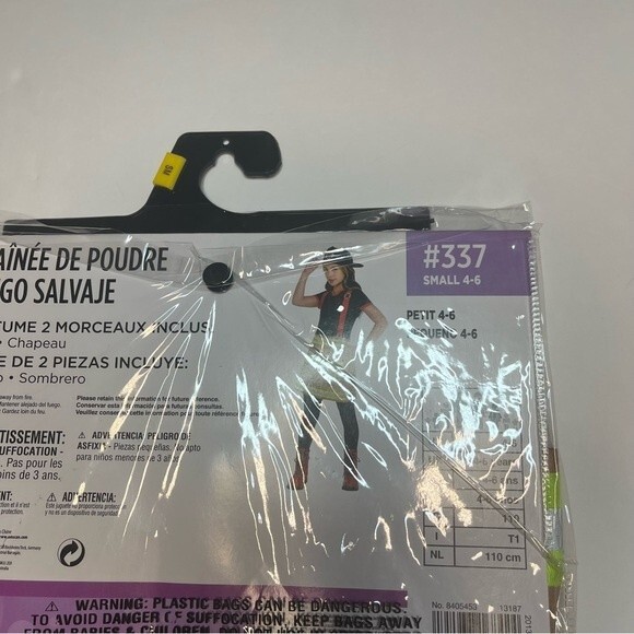 Wild Fire Girls Firefighter with Hat Halloween Costume Girls Small 4-6 NEW! - Picture 5 of 10